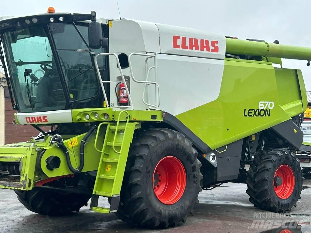 CLAAS Lexion 670 4x4 Cosechadoras combinadas