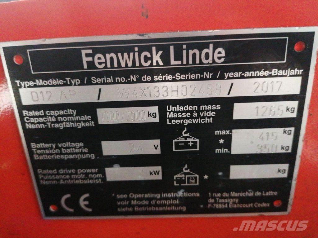 Linde D12AP Apiladores eléctricos