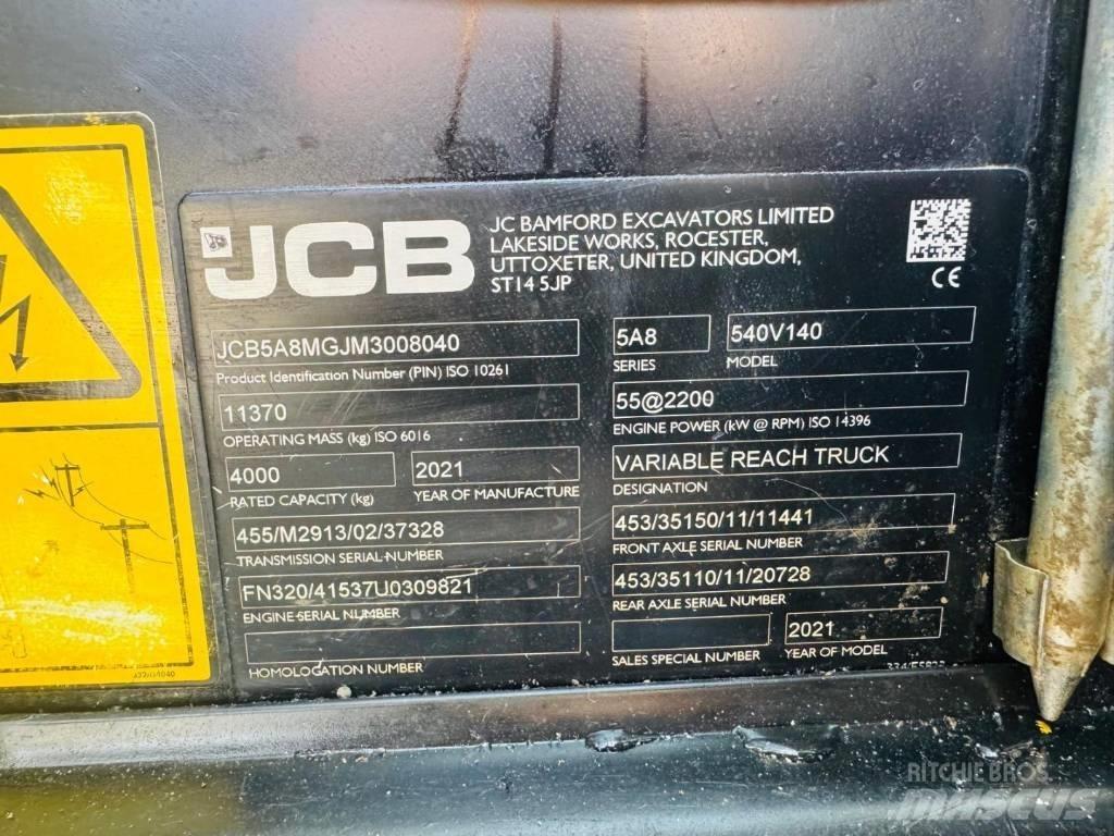 JCB 540-140 Carretillas telescópicas
