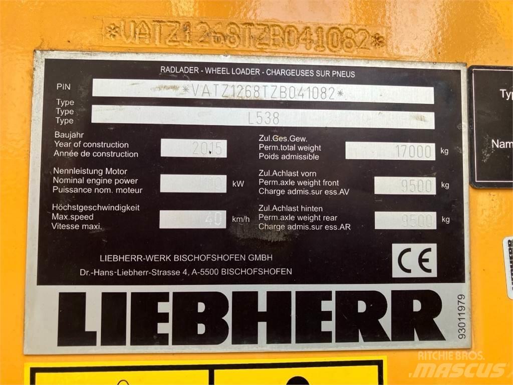 Liebherr L538 Cargadoras sobre ruedas