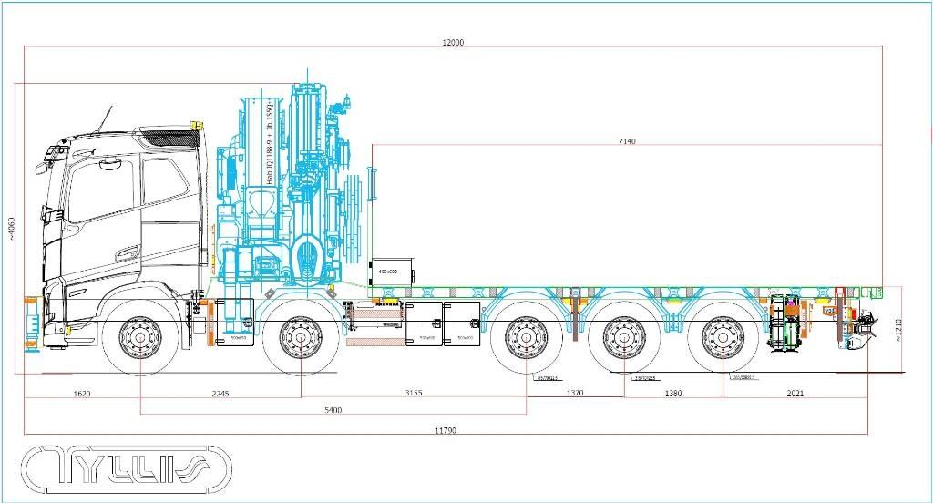 Volvo FH 13 540 Camiones grúa