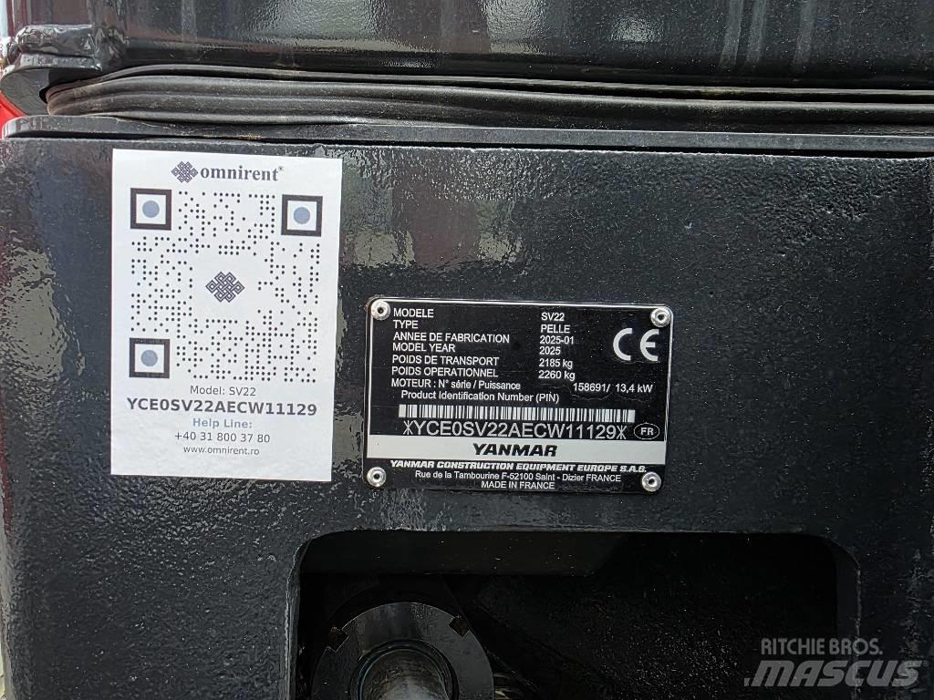 Yanmar SV 22 Mini excavadoras < 7t