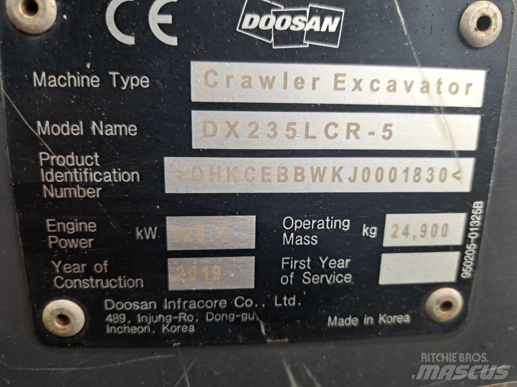 Doosan DX 235 LCR-5 Excavadoras de cadenas