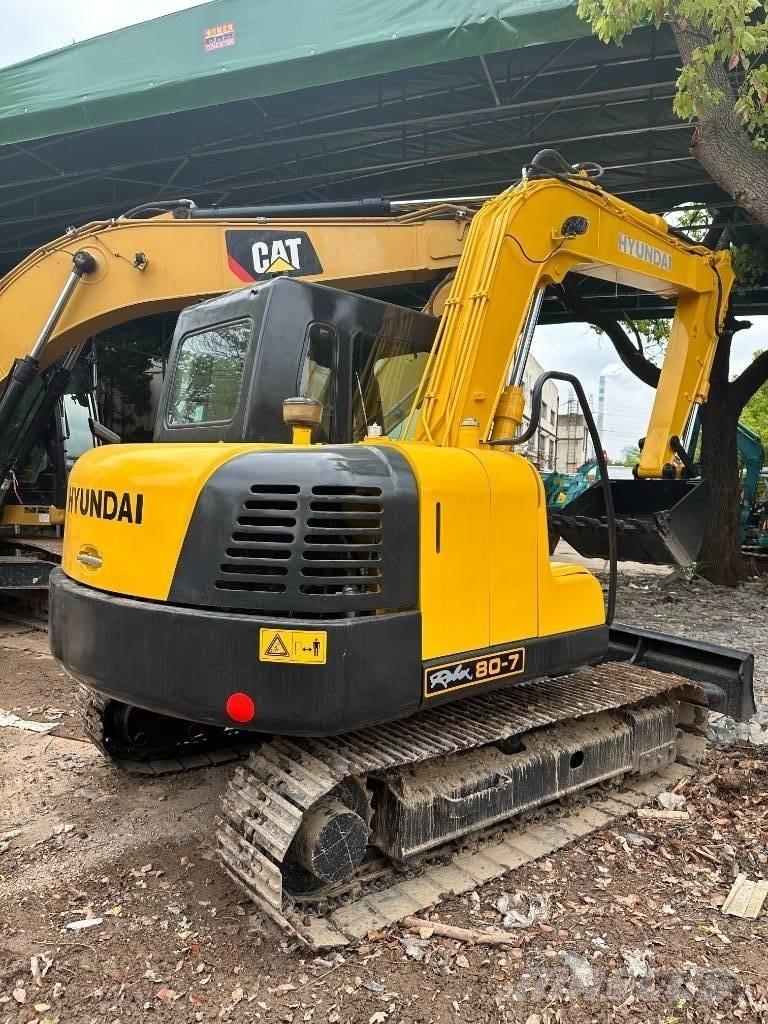 Hyundai 80-7 Excavadoras de cadenas