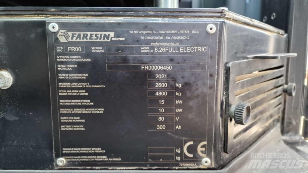 Faresin F6.26 E Carretillas telescópicas