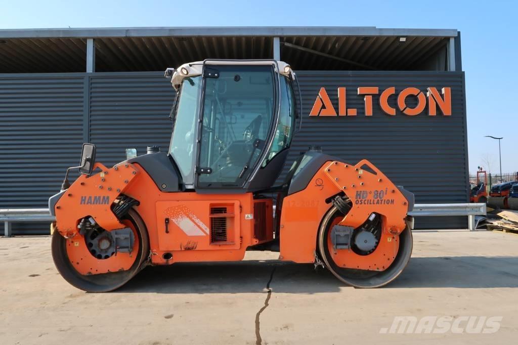 Hamm HD+ 80I VO-S Rodillos de doble tambor