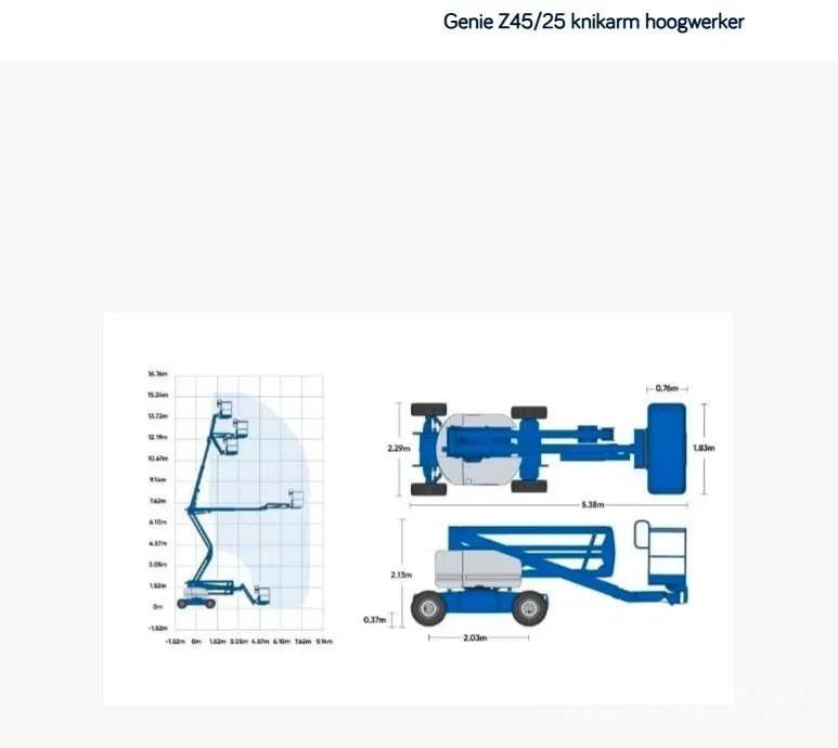 Genie Z45/25 Plataforma de trabajo articulada