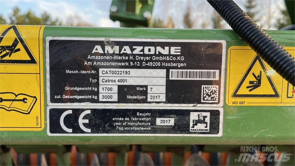 Amazone Catros 4001 Gradas de discos