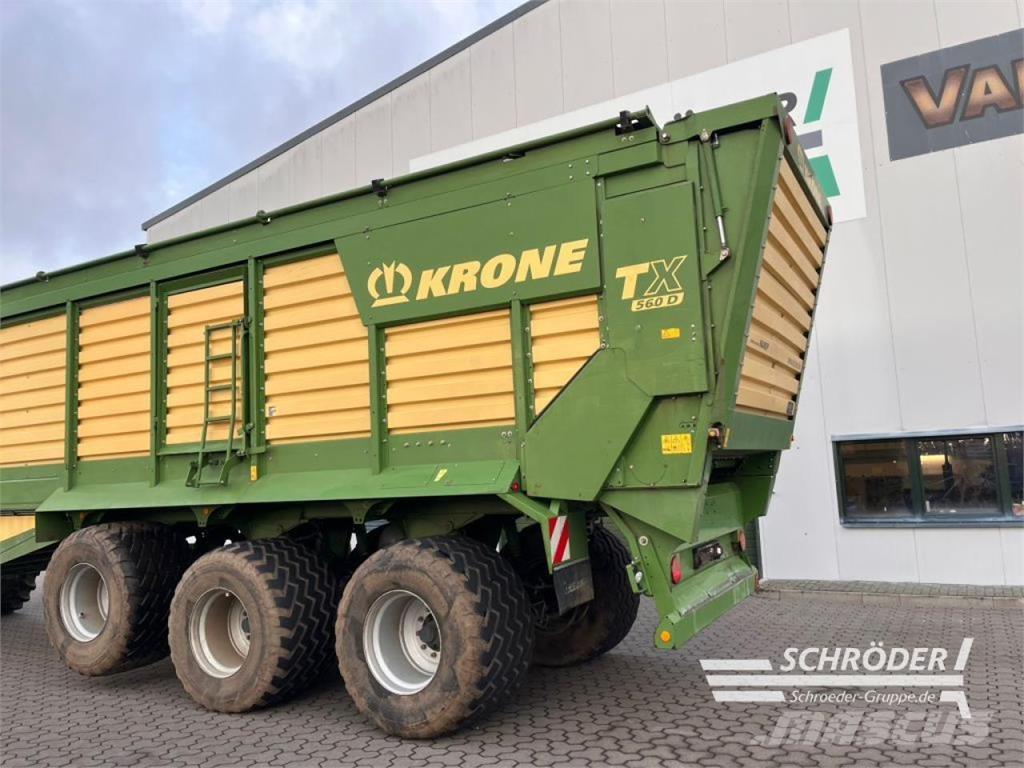 Krone TX 560 D Remolque para grano