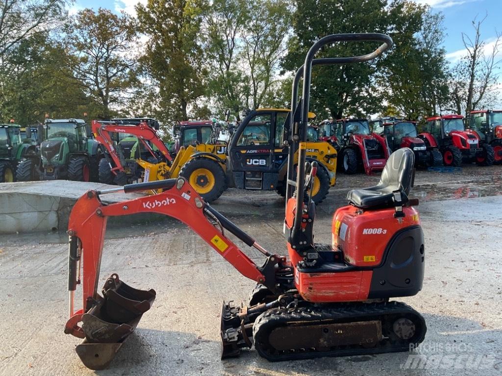 Kubota K 008-3 Mini excavadoras < 7t