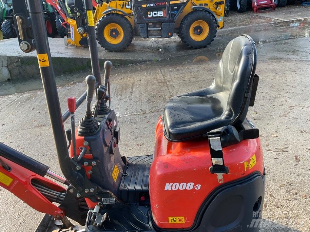 Kubota K 008-3 Mini excavadoras < 7t