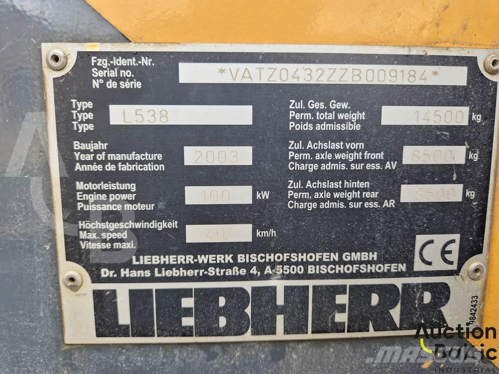 Liebherr L 538 Cargadoras sobre ruedas