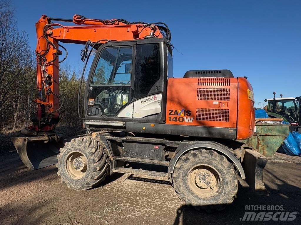 Hitachi ZX 140 W-5B Excavadoras de ruedas