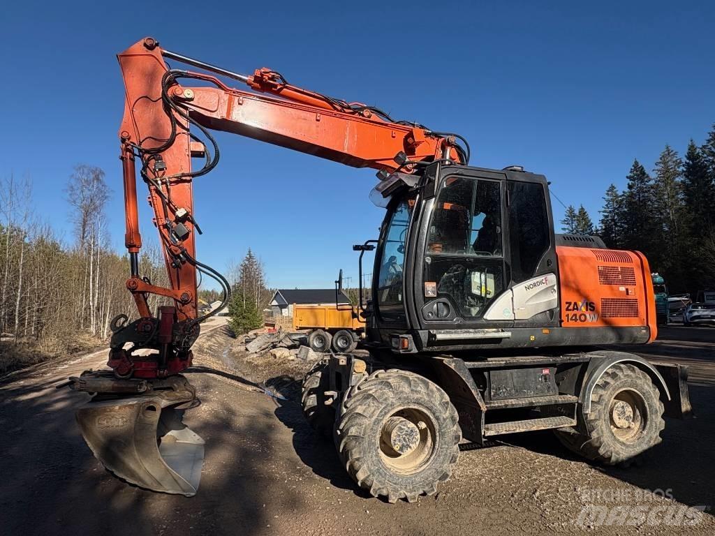 Hitachi ZX 140 W-5B Excavadoras de ruedas