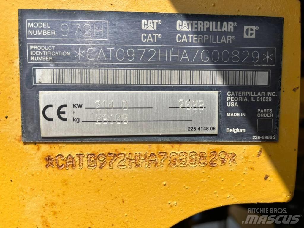 CAT 972 H Cargadoras sobre ruedas