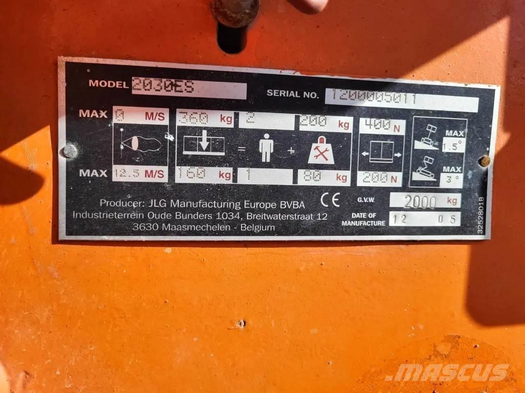 JLG 2030ES Plataformas tijera
