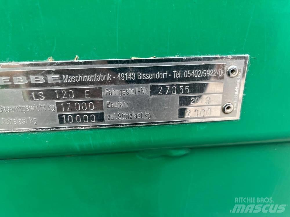 Tebbe 120 LS Remolques esparcidores de estiércol