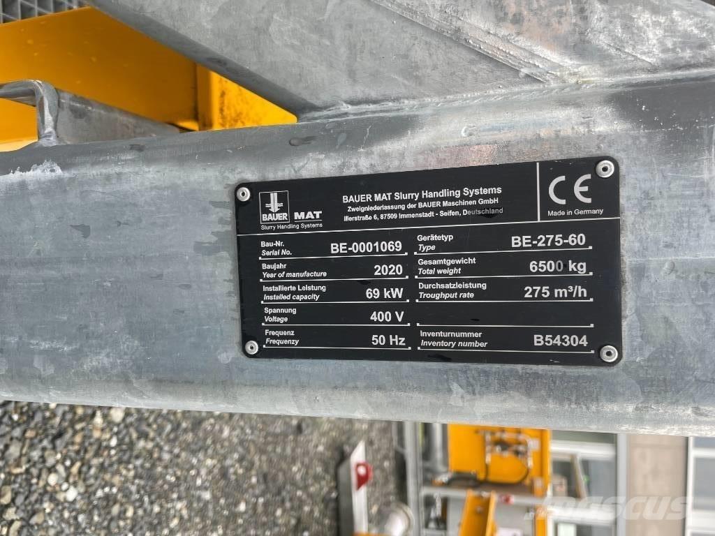 BAUER MAT BE 275-60 Construcción - Otros