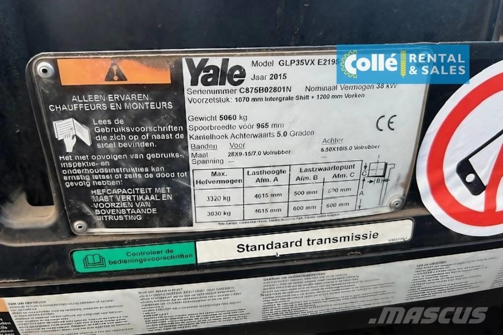 Yale GLP 35 VX | 2015 Carretillas LPG