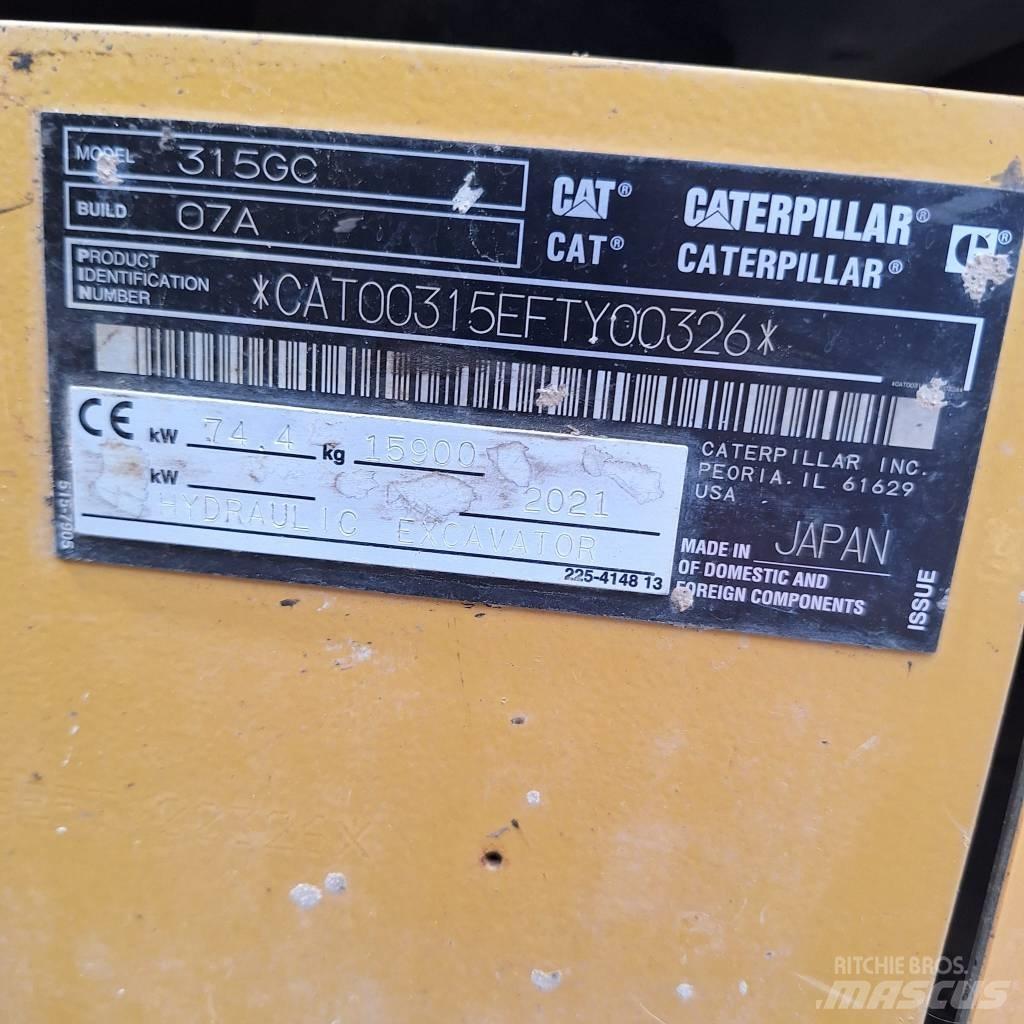 CAT 315 Excavadoras de cadenas