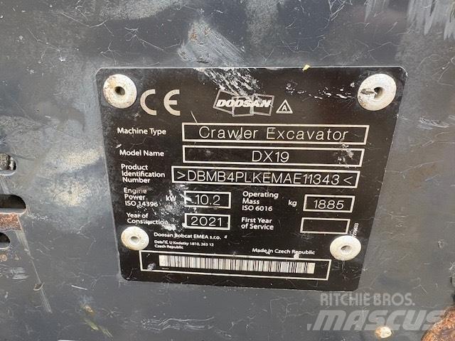 Doosan DX 19 Mini excavadoras < 7t
