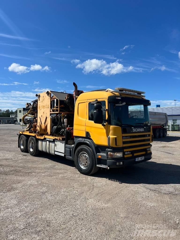Scania 124 G 420 Máquinas de pilotes
