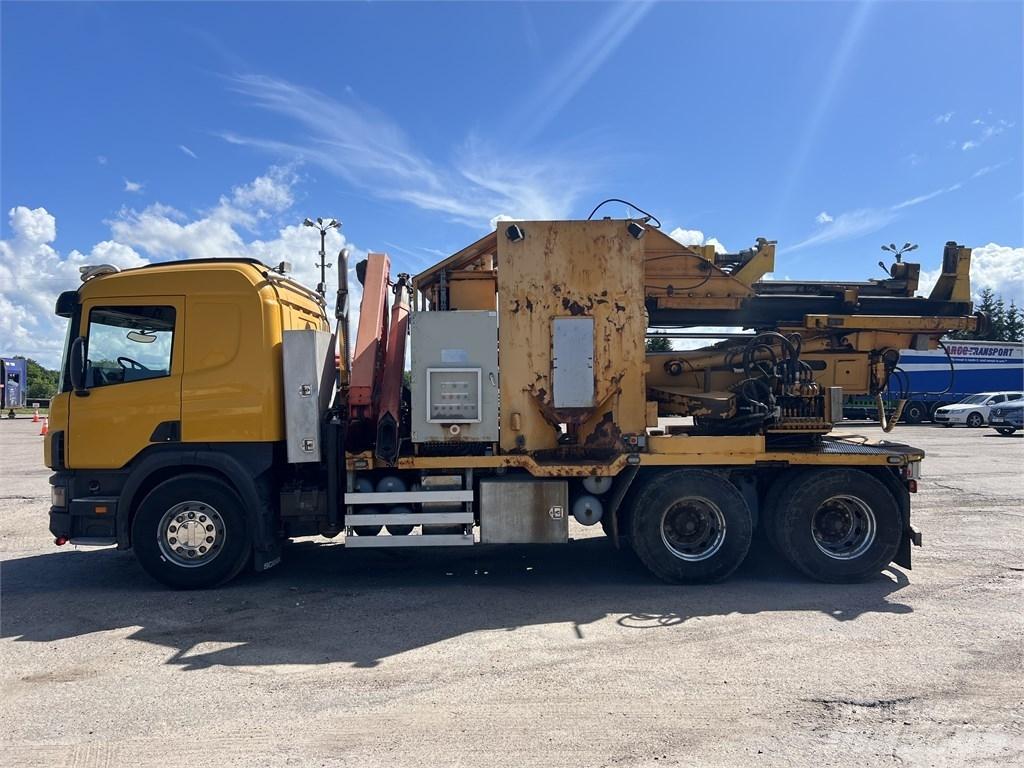 Scania 124 G 420 Máquinas de pilotes