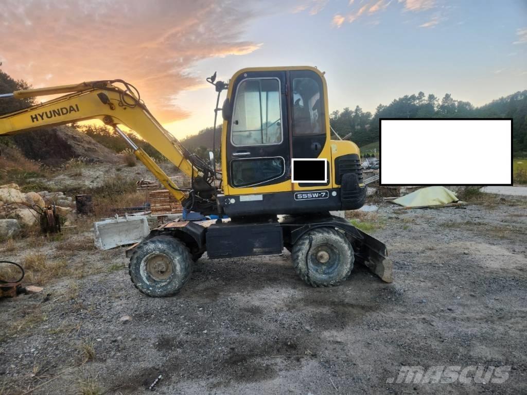Hyundai Robex 55 W-7 Excavadoras de ruedas