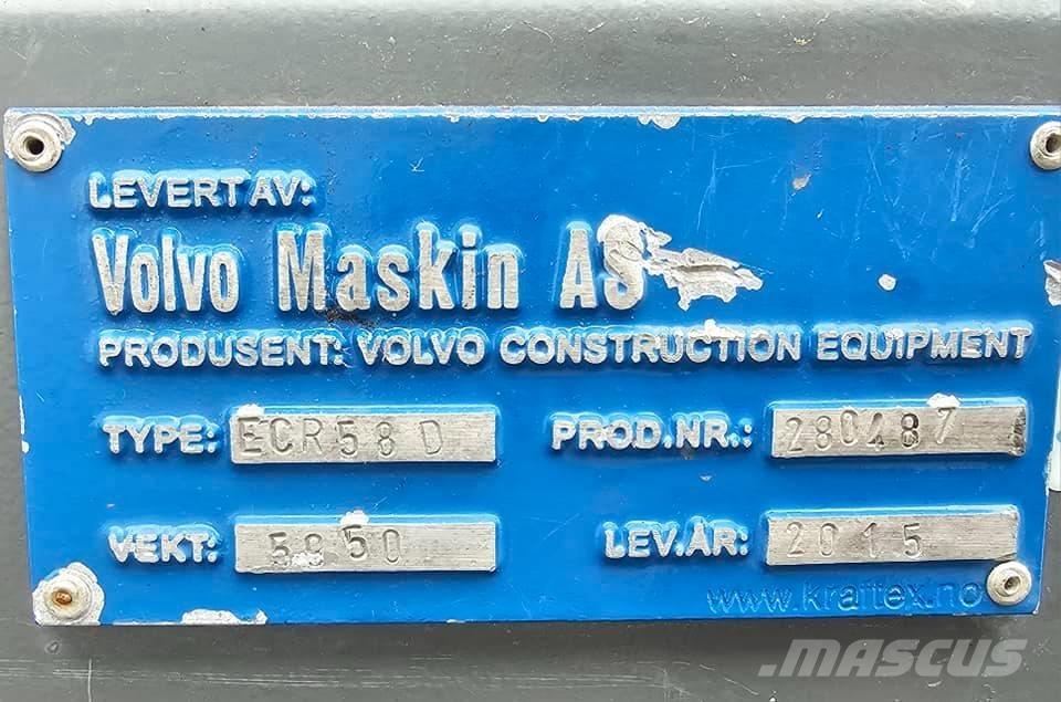 Volvo ECR 58 D Mini excavadoras < 7t