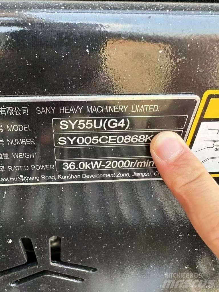 Sany SY 55 U Mini excavadoras < 7t