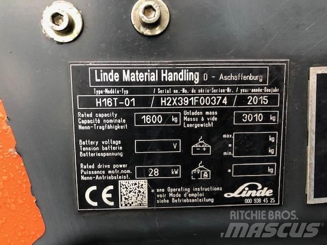 Linde H16T-01 Carretillas LPG