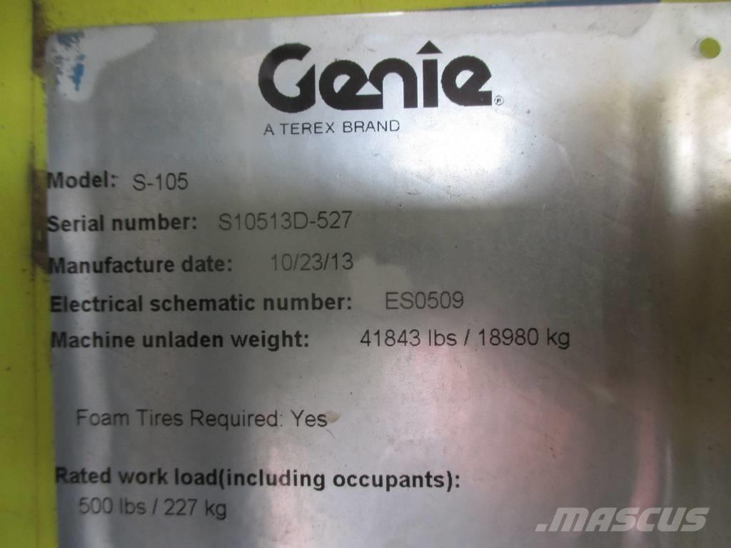 Genie S 105 Plataformas de trabajo telescópica