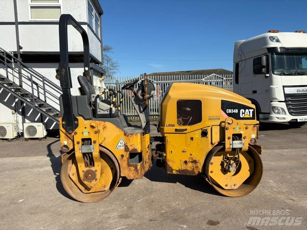 CAT CB 34 B Rodillos de doble tambor