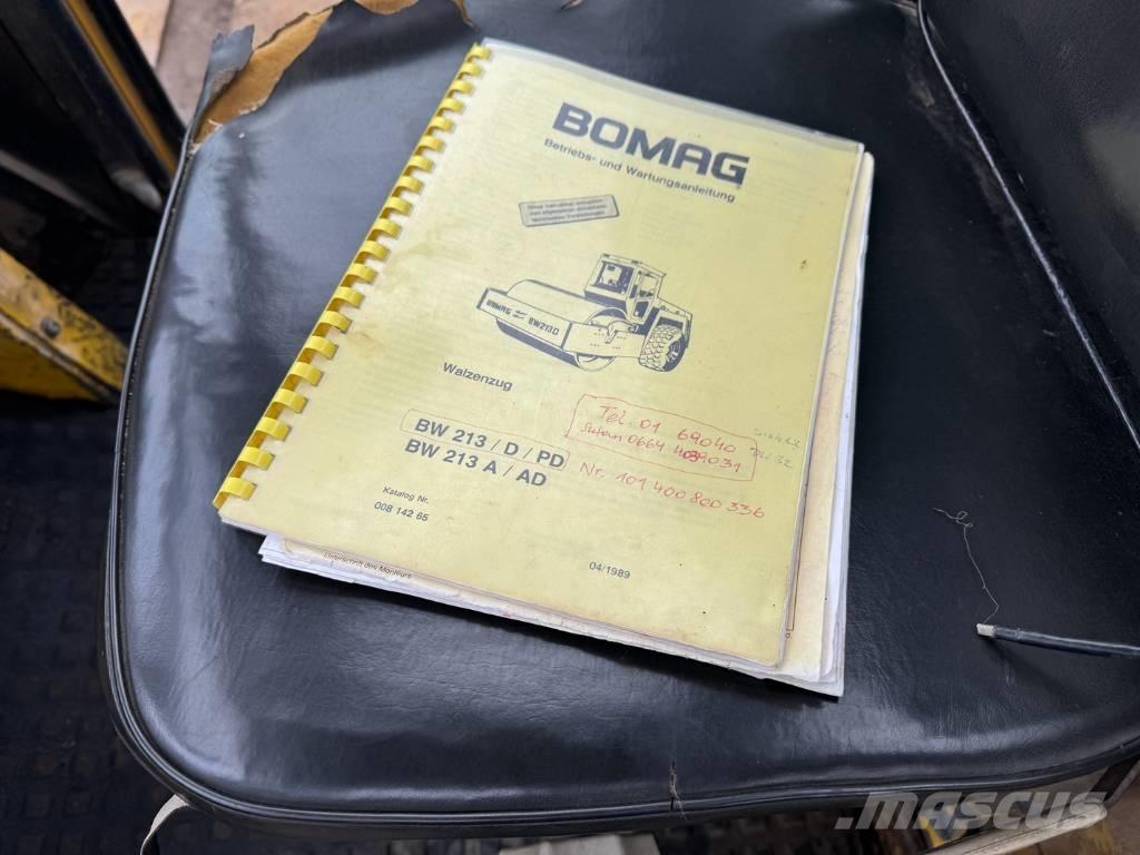 Bomag BW 213 D Rodillos de un solo tambor