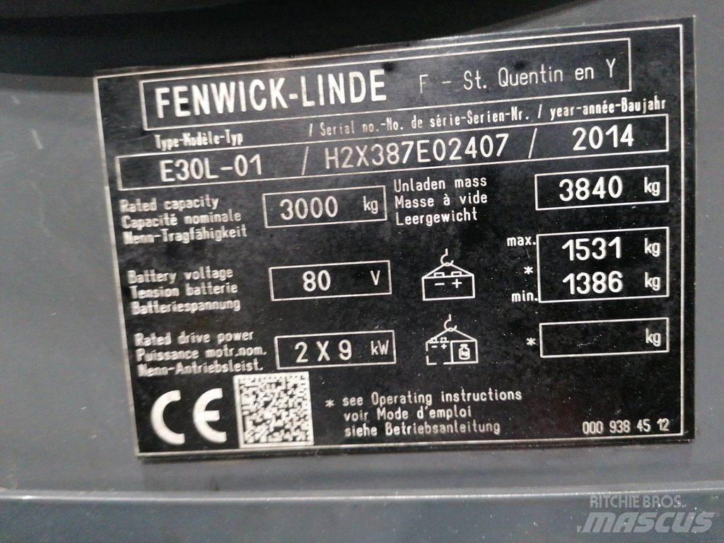 Linde E30L-01 Carretillas de horquilla eléctrica
