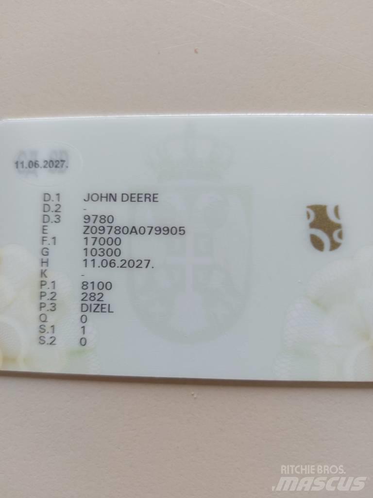 John Deere 9780 CTS Cosechadoras combinadas