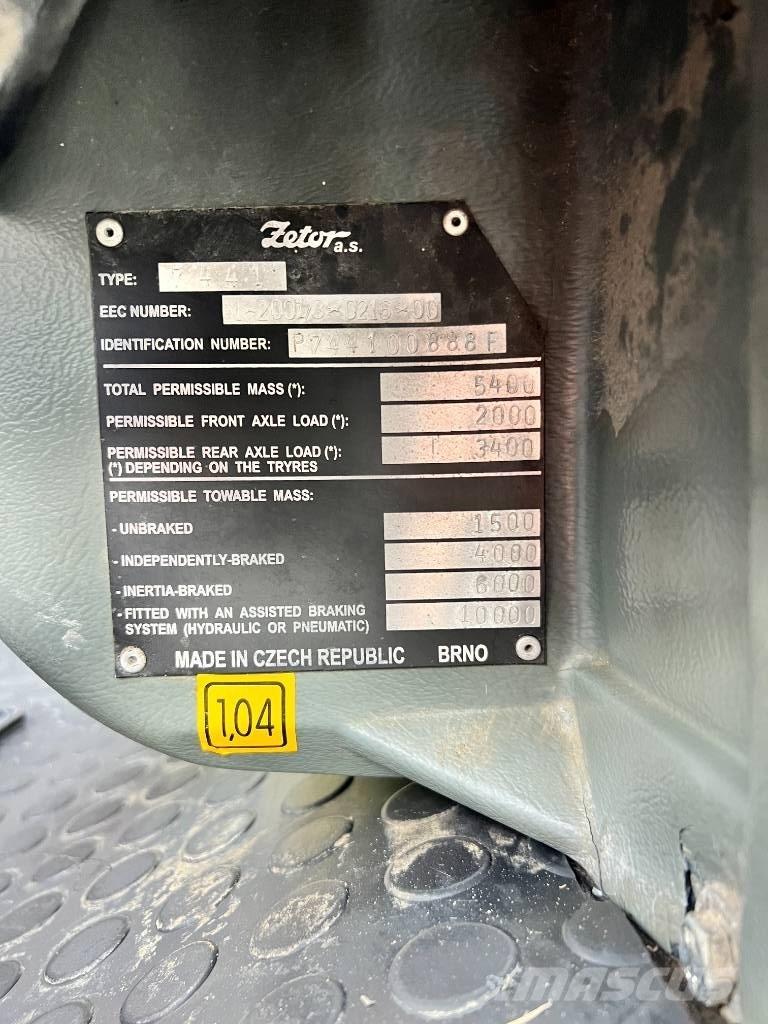 Zetor 7441 PROXIMA Tractores
