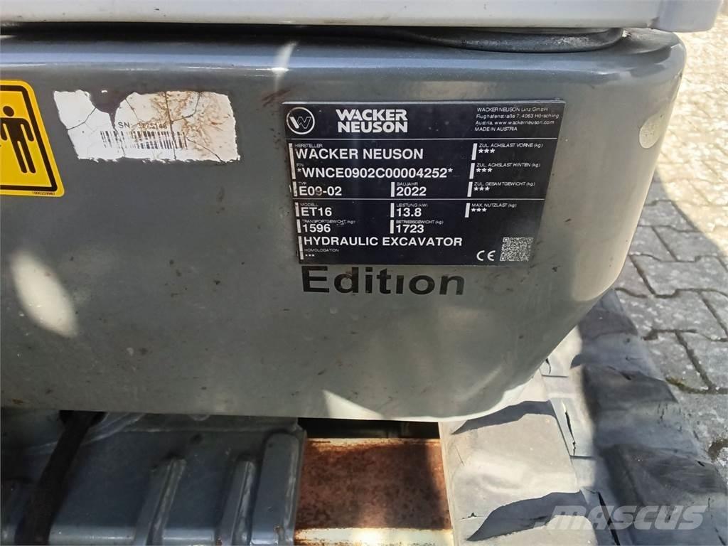 Wacker Neuson ET16 Excavadoras de cadenas