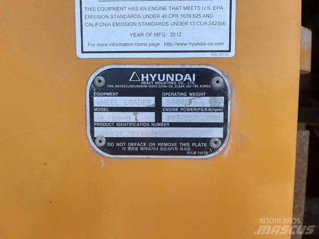 Hyundai HL 780-9 Cargadoras sobre ruedas
