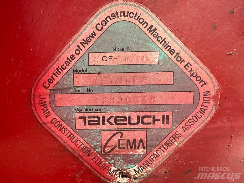 Takeuchi TB 180 FR Excavadoras 7t - 12t