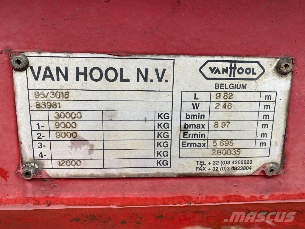 Van Hool W4757145090 Semirremolques con carrocería de caja
