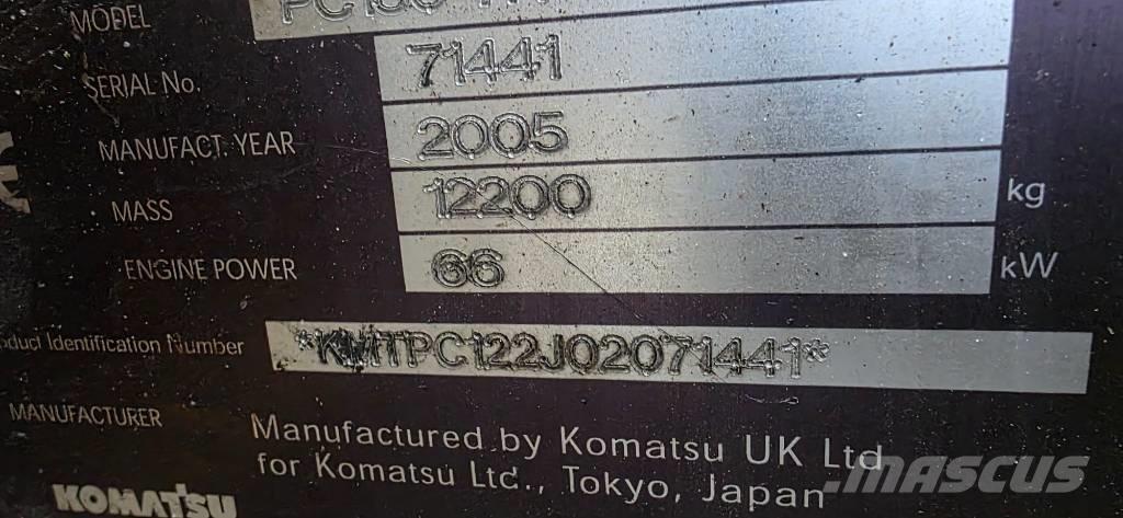 Komatsu PC 130-7K Excavadoras de cadenas