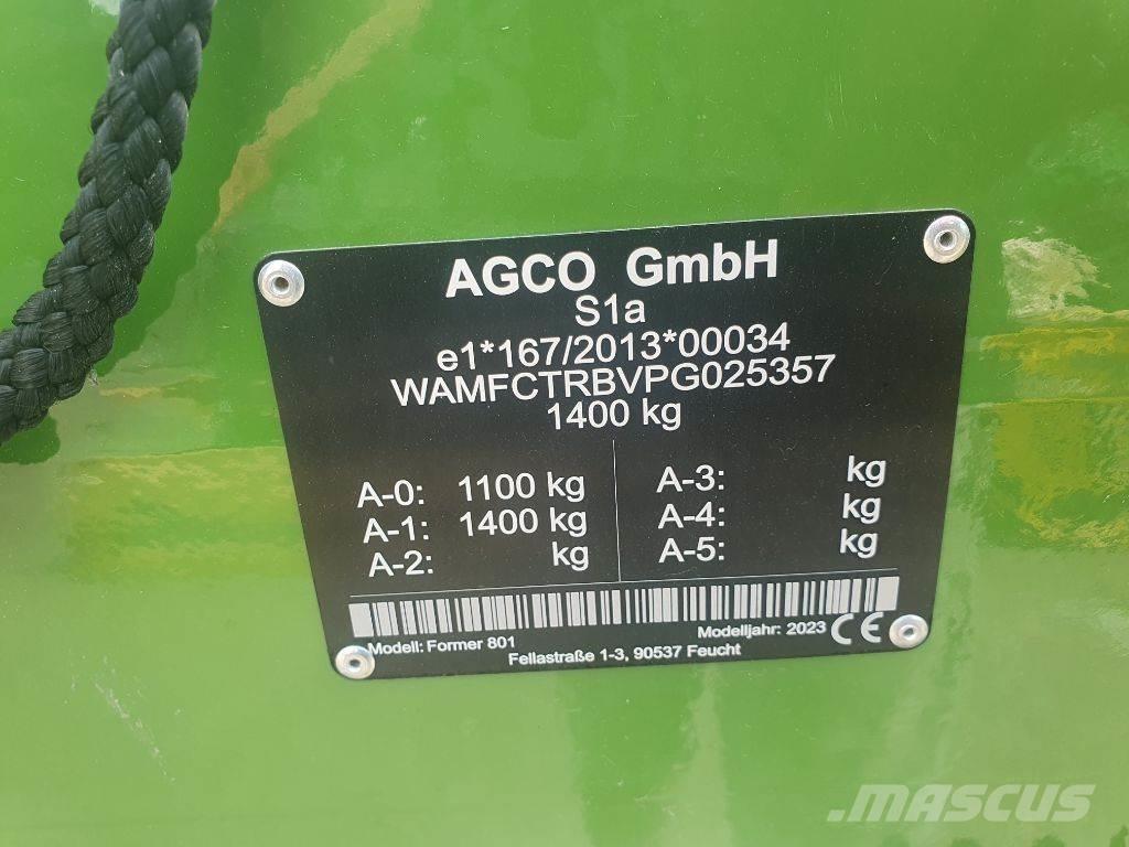 Fendt Former 801 Rastrillos y henificadores