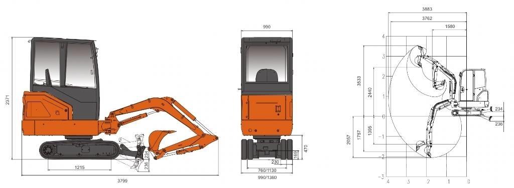 Lonking CDM6020 6020 Excavadoras de cadenas