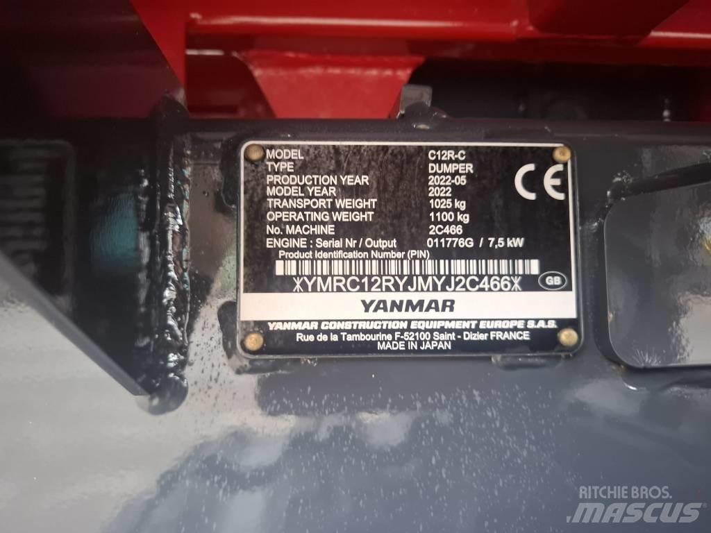 Yanmar C 12 R-C Dúmpers de obra