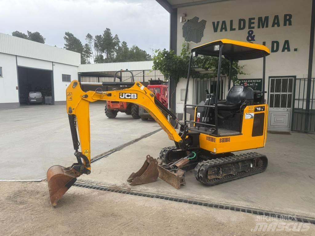 JCB 16 C-1, 821h Mini excavadoras < 7t