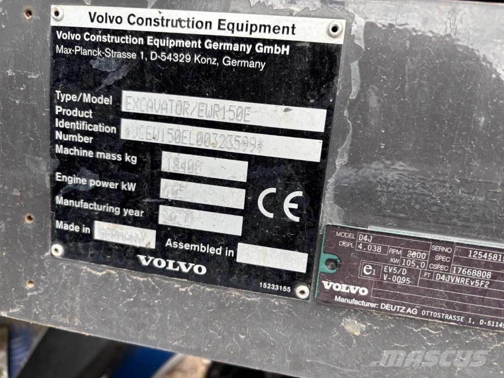Volvo EWR 150 E Excavadoras de ruedas