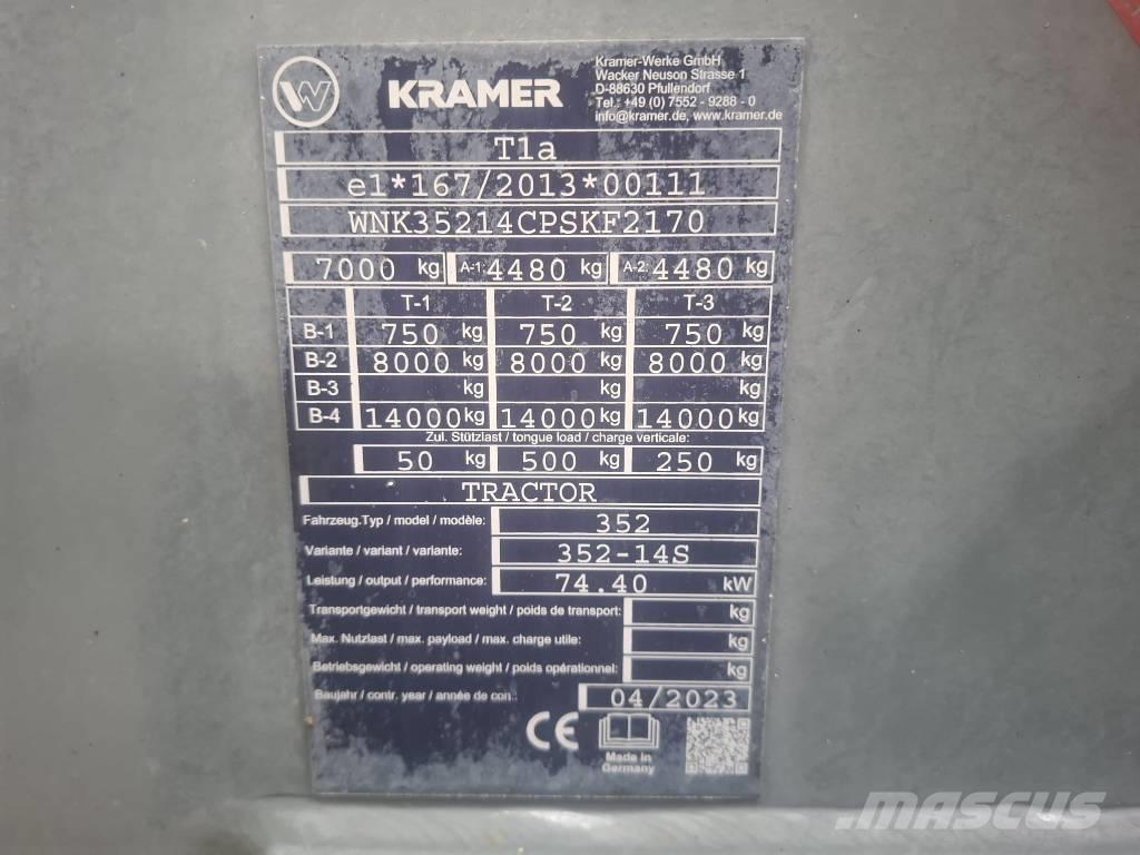 Kramer 8115 Cargadoras sobre ruedas
