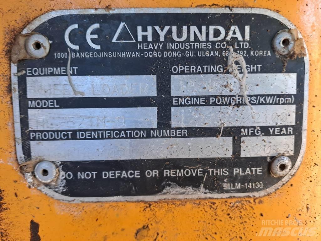 Hyundai HL 757 TM-9 Cargadoras sobre ruedas