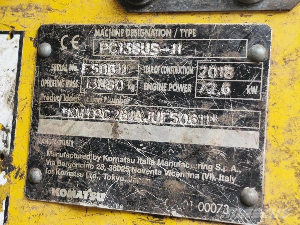 Komatsu PC 138 US-11 Excavadoras de cadenas